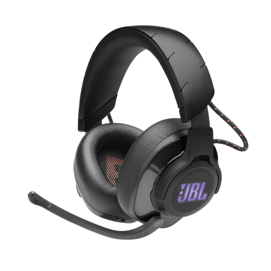 JBL Quantum 600 - Black - Wireless over-ear performance PC gaming headset with surround sound and game-chat balance dial - Hero